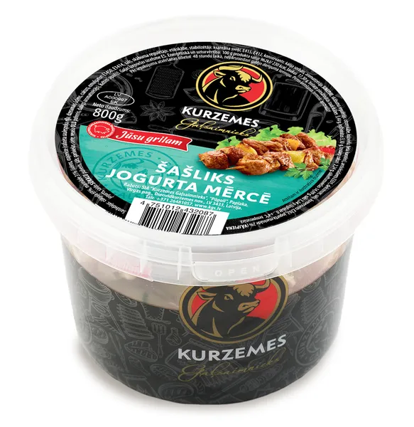 Šašliks jogurta mērcē Jūsu grilam 800g, KGS