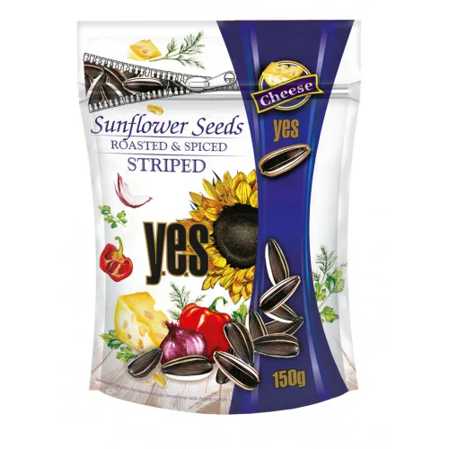 Saulespuķu sēklas ar sieru garšu 150g, Y.E.S.