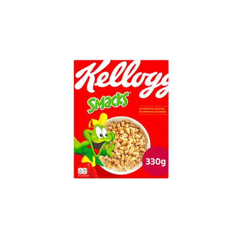 Sausās brokastu pārslas Kelloggs Smacks 330g