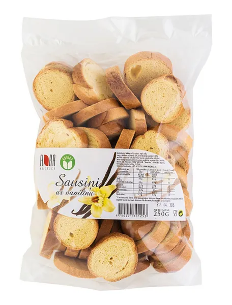 Sausiņi ar vanilīnu 250g, Maiznīca Flora