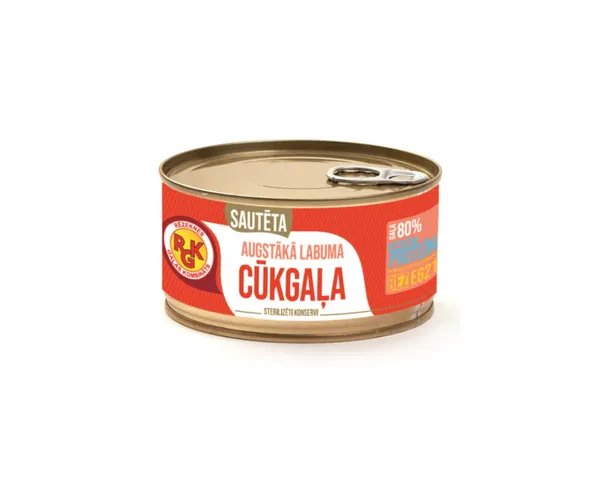 Sautēta cūkgaļa a/l 325g, RKG