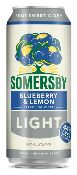 Sidrs Blueb. Lemon Lite 4.5% 0.5l CAN, Somersby