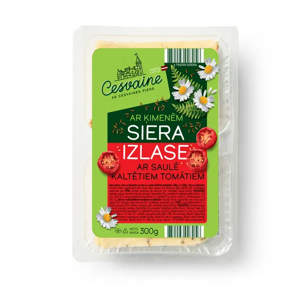 Siera izlase ar ķimenēm/ saulē kalt. tomātiem šķēlītes 300g, Cesvaine