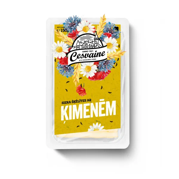 Siers ar ķimenēm šķēlītēs 150g, Cesvaine