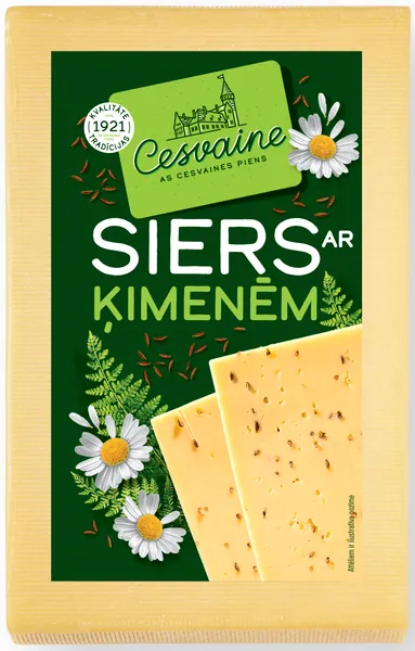 Siers ar ķimenēm, sverams, Cesvaines Piens