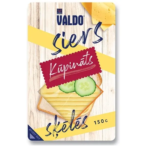 Siers Smoked šķēlēs 150g, Valdo