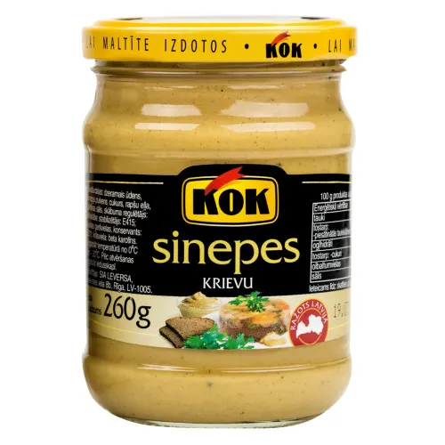 Sinepes Krievu 260g, KOK