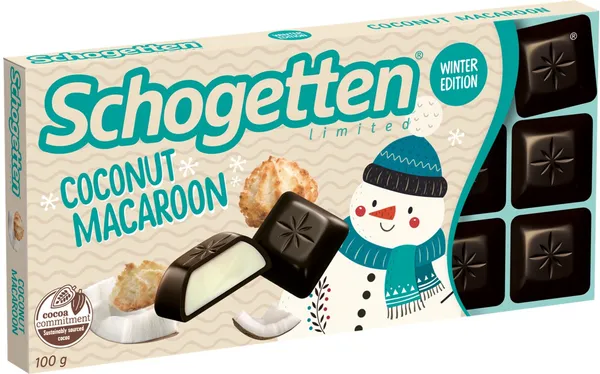 Šok. gabal. Coconut Macaroon 100g, Schogetten