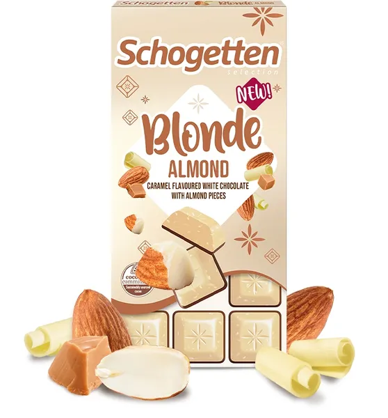 Šokolāde Blonde Almond 100g, Schogetten