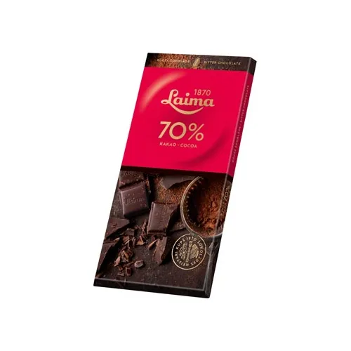 Šokolāde īpaši tumšā Lukss 70% 90g, Laima