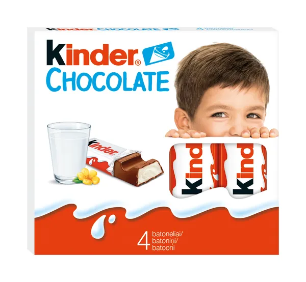 Šokolāde KINDER CHOCOLATE piena bērniem, 50g
