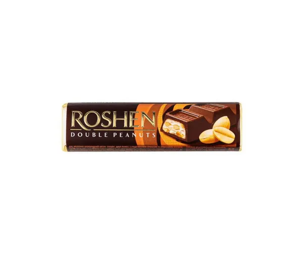 Šokolāde piena ar zemesriekstu pild. 39g, Roshen