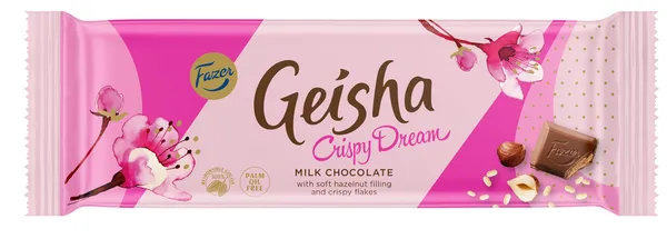 Šokolāde piena Crispy Dream 100g, Geisha
