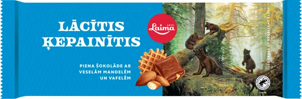 Šokolāde piena Lācītis Ķepainītis 190g, Laima