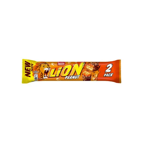 Šokolādes batoniņš Lion Peanut 2 pack 62g, Nestle