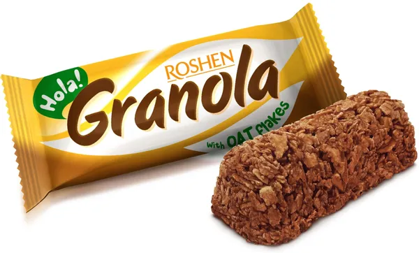 Šokolādes konfektes Hola! Granola, sveramas, Roshen