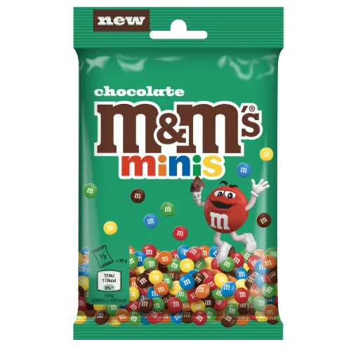 Šokolādes konfektes Minis 70g, M and M's