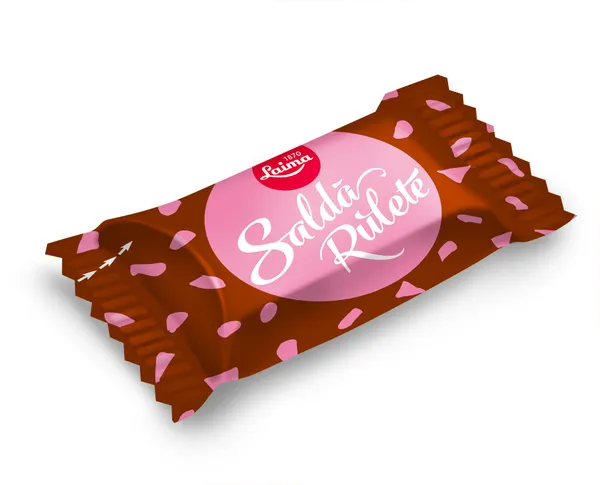 Šokolādes konfektes Saldā rulete, sveramas, Laima