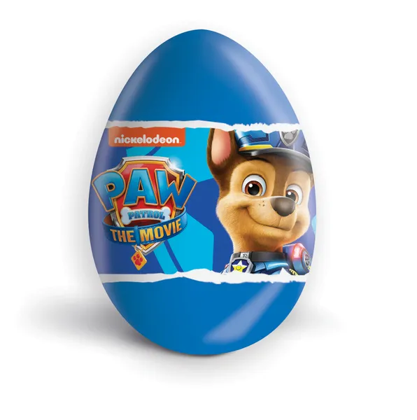 Šokolādes ola Paw Patrol 20g, Zaini