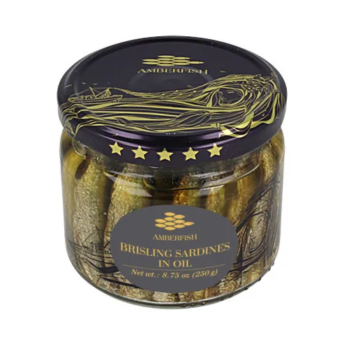 Šprotes eļļā Amberfish 250g (175g)