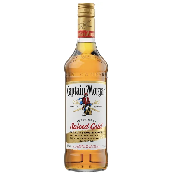 St. alk. dzēr. Captain Morgan Spiced Gold Original 35% 1l