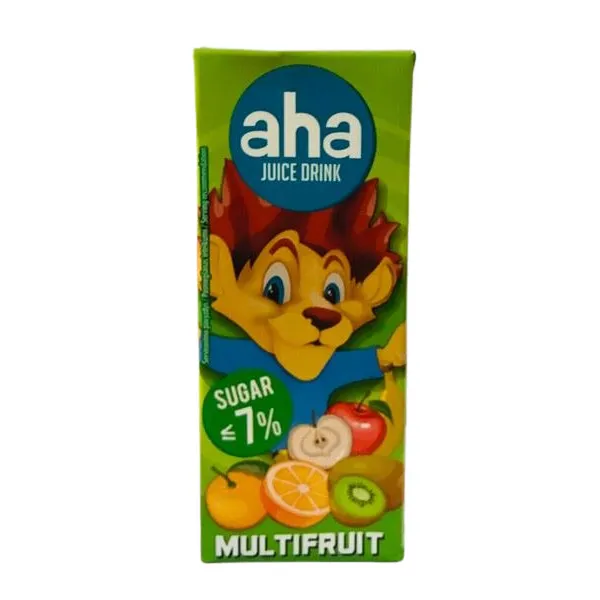 Sulas dzēriens ar Multifruit garšu 0.2l, Aha