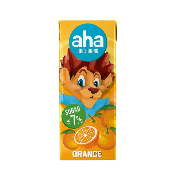 Sulas dzēriens ar Orange garšu 0.2l, Aha