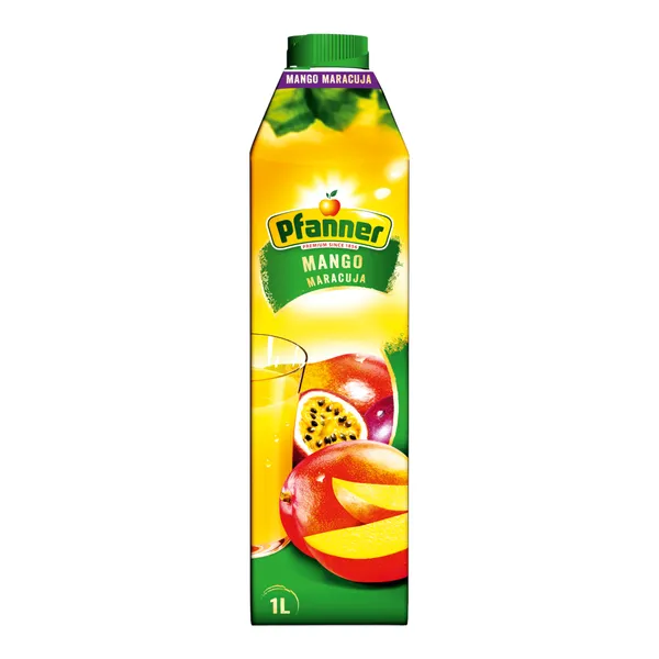 Sulas nektārs Mango marukuja 25% 1l, Pfanner