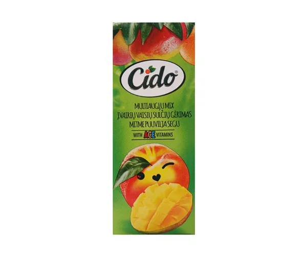 Sulas nektārs Multiaugļu 200ml, Cido