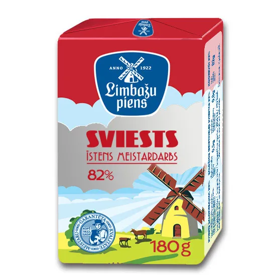 Sviests 82% 180g, Limbažu Piens