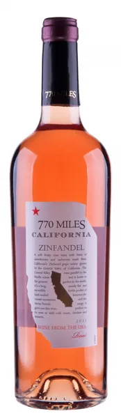 S.vīns 770 Miles Zinfandel Rose 10% 0.75l, pussauss