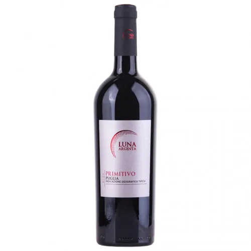 S.vīns Luna Argenta Puglia Primitivo 13.5% 0.75L  sauss