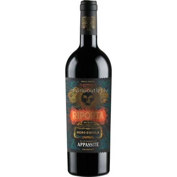 S.vīns Riporta Nero D`Avola Appassite pussausais 13% 0.75l