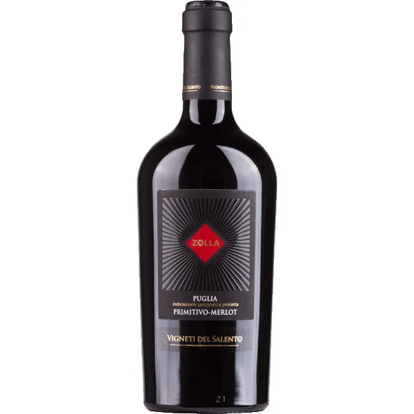 S.vīns Vigneti del Salento Zolla Primitivo Merlot sausais 13.5% 0.75l