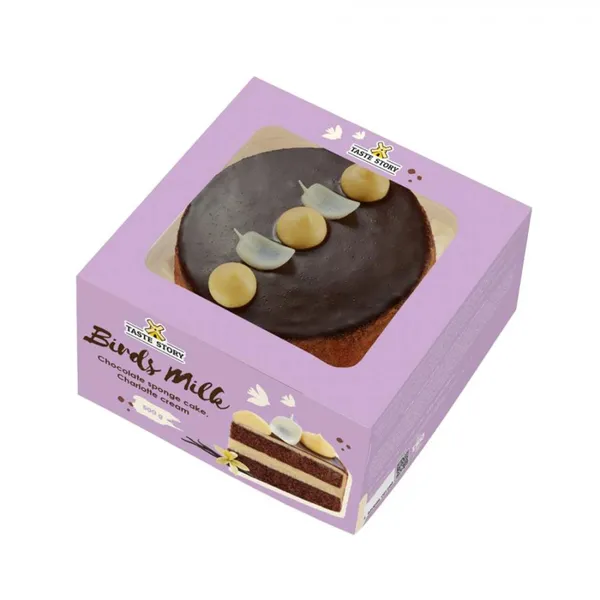 Taste Story Birds Milk torte, 500g, Latvijas Maiznieks