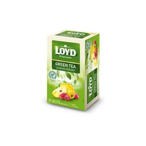 Tēja LOYD zaļā cidonijas un opuncijas gar. 20gab., 34g