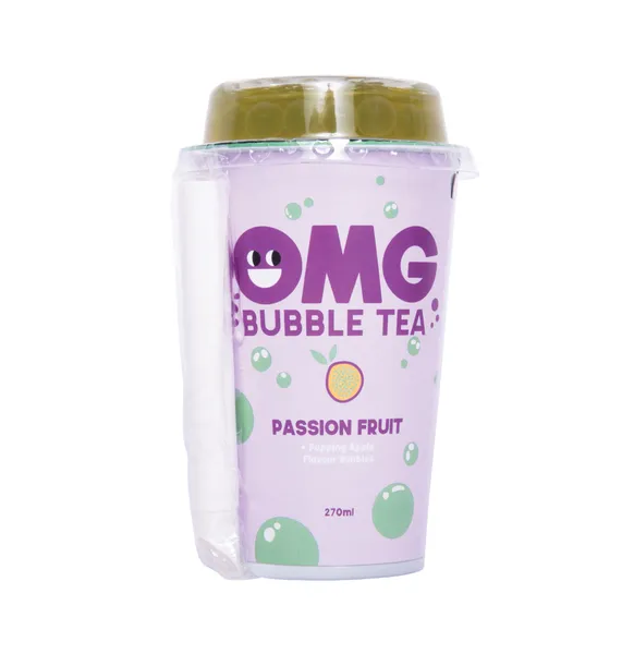 Tējas dzēriens marakujas garša ar ābolu bumbiņām 0.27l, OMG