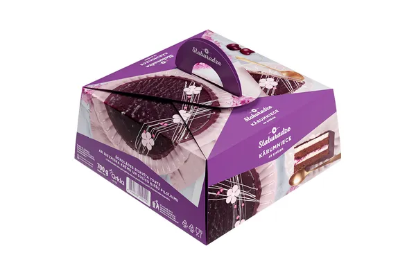 Torte ar ķiršiem Kārumniece 700g, Staburadze.