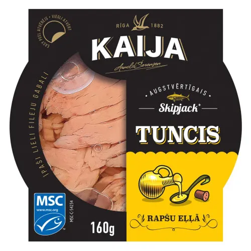Tuncis savā sulā 160g (112g), Kaija