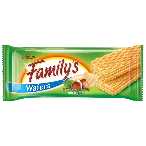 Vafeles riekstu Family's 180g, Jutrzenka