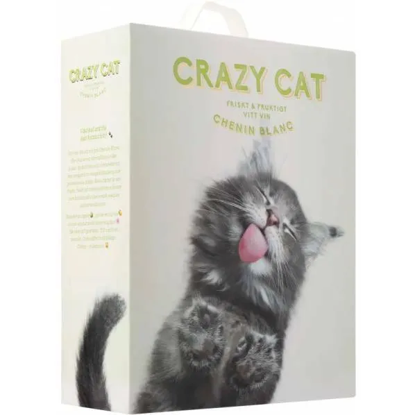 Vīns Crazy Cat Chenin Blanc 12.5% 3l