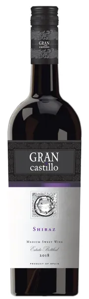 Vīns Gran Castillo Shiraz, salds sarkans 13.5% 0.75L