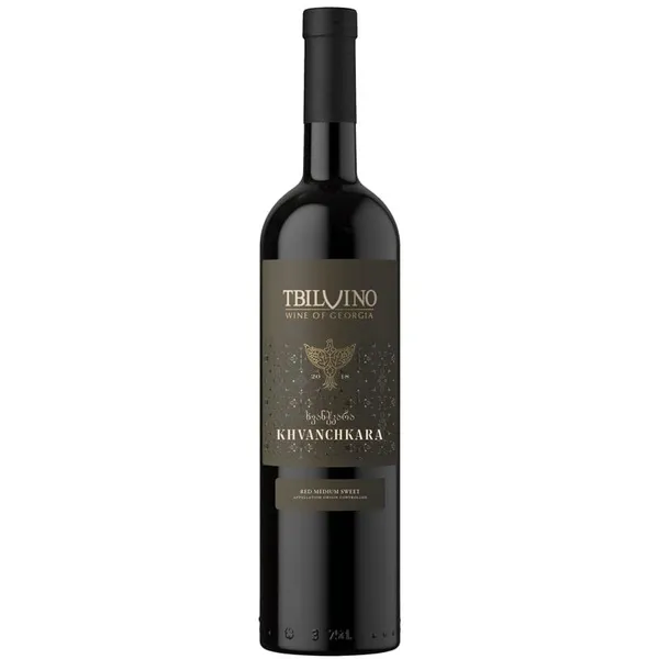 Vīns Khvanchkara Tbilvino 12% 0.75l pussalds