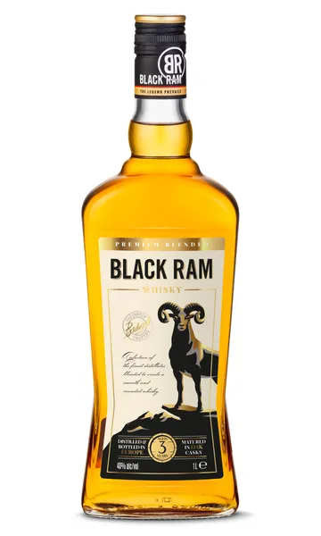 Viskijs Black Ram Premium blended 40% 1l
