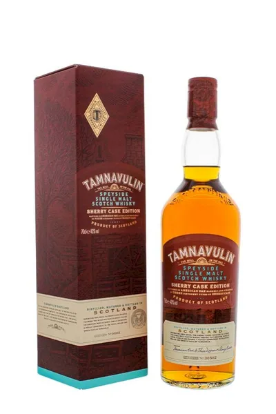 Viskijs Tamnavulin Speyside Single Malt Sherry Cask 0.7 40% karba