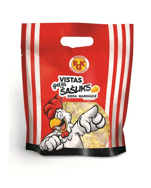 Vistas gaļas šašliks siera marinādē, atdzesēts stāvpakā 800g, RGK