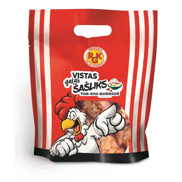 Vistas gaļas šašliks Tom-Kha marinādē, atdzesēts stavpakā 800g, RGK