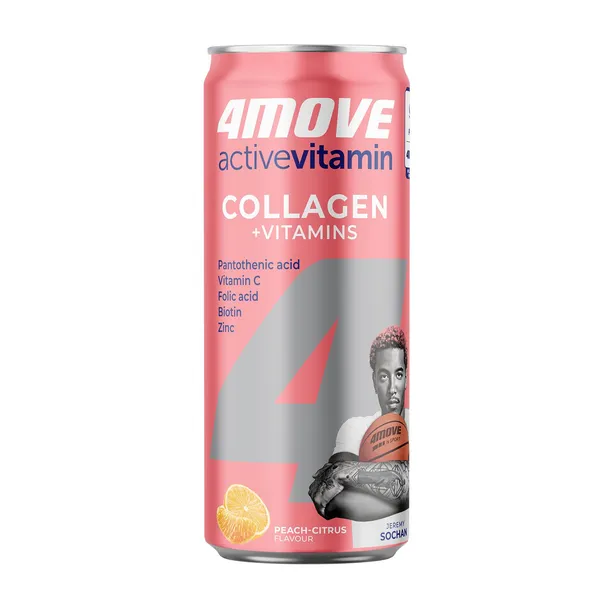 Vitamīnu ūdens 4MOVE Active Vitamin Collagen 0.33l CAN