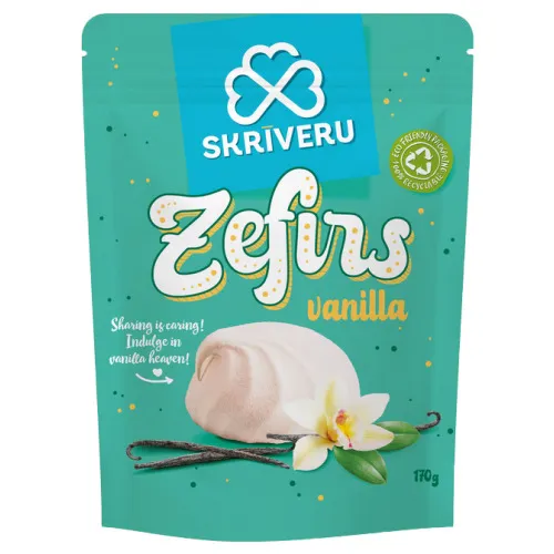 Zefīrs ar vaniļas garšu 170g, Skrīveru