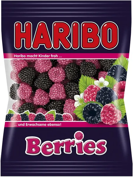 Želejkonfektes Berries 100g, Haribo